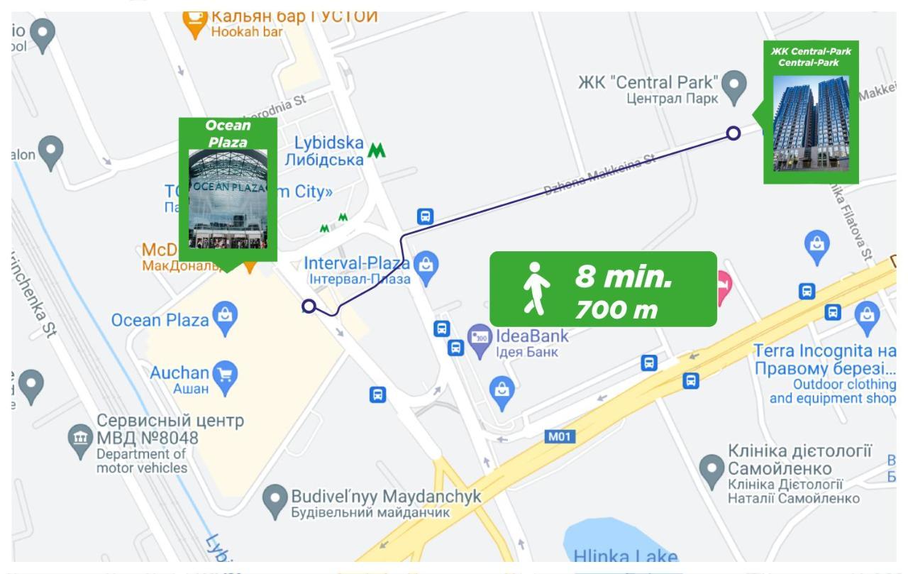 Petrovdom Apartaments 8-188 In Rc Central Park, 7 John Mccain Street Kiev Luaran gambar